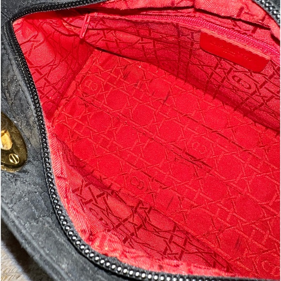 ✅Lady Dior Cannage Quilted Nylon Handbag✅ - Picture 13 of 17